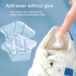 5D Silicone Heel Protectors Stickers Non Slip Shoe Pads Sneakers Insoles Foot Pain Relievers Adjust Size Cushion Care Inserts