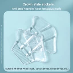 5D Silicone Heel Protectors Stickers Non Slip Shoe Pads Sneakers Insoles Foot Pain Relievers Adjust Size Cushion Care Inserts