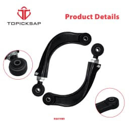 TOPICKSAP Pair Kit Adjustable Rear Upper Control Arm for MAZDA 3 5 FORD FOCUS C-MAX VOLVO C30 C70 S40 V50 2000 - 2017