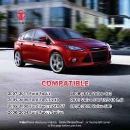 TOPICKSAP Pair Kit Adjustable Rear Upper Control Arm for MAZDA 3 5 FORD FOCUS C-MAX VOLVO C30 C70 S40 V50 2000 - 2017