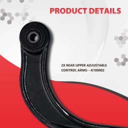 TOPICKSAP Pair Kit Adjustable Rear Upper Control Arm for MAZDA 3 5 FORD FOCUS C-MAX VOLVO C30 C70 S40 V50 2000 - 2017