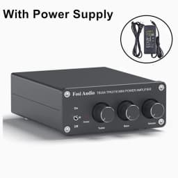 Fosi Audio TPA3116D2 Stereo Amplifier Receiver 2 Channel Mini HiFi Power Amplifier Audio For Home Speakers Bass Treble