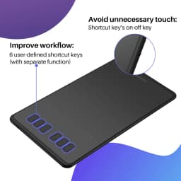 HUION Ultralight Graphic Tablets H640P H950P Digital Tablet Drawing Pen Tablet With Battery-Free Stylus for PC Android Phone
