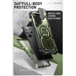 For Samsung Galaxy S24 Ultra Case (2024 Release) 6.8 inch I-BLASON Armorbox Full-Body Rugged Case with Built-in Screen Protector