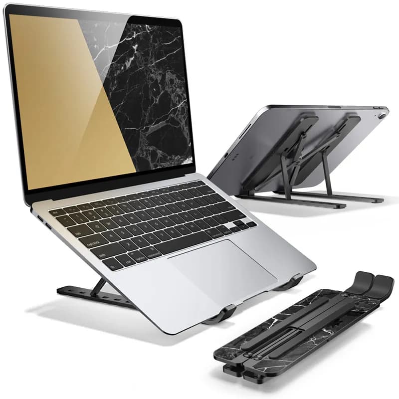 I-BLASON Cosmo Laptop Stand Adjustable Portable Computer Stand Aluminum Alloy Laptop Holder with Multi-Angle Stand for MacBook