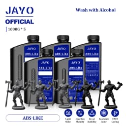 JAYO Standard/ABS-Like/Toughness/Like PA Resin 5KG 395-405nm UV Curing  Photopolymer Rapid Resin for LCD/DLP/SLA 3D Printer