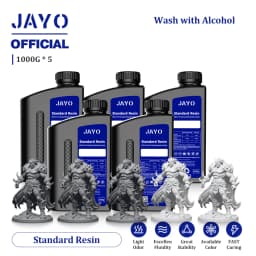 JAYO Standard/ABS-Like/Toughness/Like PA Resin 5KG 395-405nm UV Curing  Photopolymer Rapid Resin for LCD/DLP/SLA 3D Printer