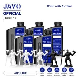 JAYO Standard/ABS-Like/Toughness/Like PA Resin 5KG 395-405nm UV Curing  Photopolymer Rapid Resin for LCD/DLP/SLA 3D Printer