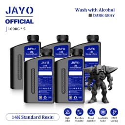JAYO Standard/ABS-Like/Toughness/Like PA Resin 5KG 395-405nm UV Curing  Photopolymer Rapid Resin for LCD/DLP/SLA 3D Printer