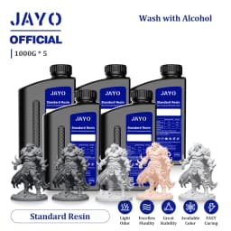 JAYO Standard/ABS-Like/Toughness/Like PA Resin 5KG 395-405nm UV Curing  Photopolymer Rapid Resin for LCD/DLP/SLA 3D Printer