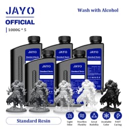 JAYO Standard/ABS-Like/Toughness/Like PA Resin 5KG 395-405nm UV Curing  Photopolymer Rapid Resin for LCD/DLP/SLA 3D Printer