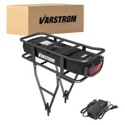 36V 48V 52V Ebike Rear Rack Battery 17.5Ah 20.8Ah 18650 Li-ion Lithium Battery Pack For BAFANG Tongsheng Electric Bike Motor Kit