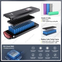 36V 48V 52V Ebike Rear Rack Battery 17.5Ah 20.8Ah 18650 Li-ion Lithium Battery Pack For BAFANG Tongsheng Electric Bike Motor Kit