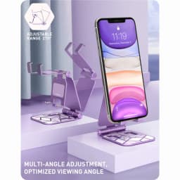Adjustable Cell Phone Stand Holder I-Blason Phone Dock Multi Angle Compatible with Smart Phone For iPhone For Android Smartphone