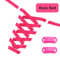 1Pair Elastic Laces Sneakers Tennis No Tie Shoelaces Adults Kids 8MM Wide Flats Rubber Shoelace Without Ties Shoes Accesories