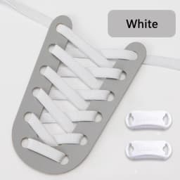 1Pair Elastic Laces Sneakers Tennis No Tie Shoelaces Adults Kids 8MM Wide Flats Rubber Shoelace Without Ties Shoes Accesories