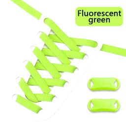 1Pair Elastic Laces Sneakers Tennis No Tie Shoelaces Adults Kids 8MM Wide Flats Rubber Shoelace Without Ties Shoes Accesories