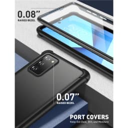 For Samsung Galaxy Note 20 Case 6.7" (2020) Clayco Forza Full-Body Case,Built-in Screen Protector Compatible with Fingerprint ID