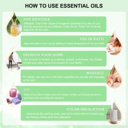 EUQEE 118ML Large Bottle Essential Oil For Humidifier Neroli Helichrysum Eucalyptus Jasmine Aroma Oil,DIY Soap,Massage,Fresh Air