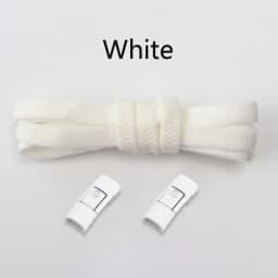 No Tie Shoe laces Colorful Press Lock Flats Shoelace Without ties 8mm Thick Tennis Elastic Laces for Sports Shoes Accessories