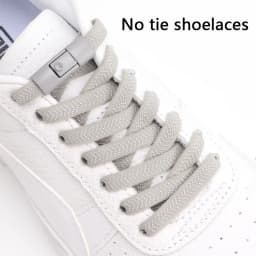 No Tie Shoe laces Colorful Press Lock Flats Shoelace Without ties 8mm Thick Tennis Elastic Laces for Sports Shoes Accessories