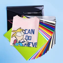 HTVRONT 35pcs 30cm*25cm Multi-color PU Heat Transfer Vinyl Sheets Iron on HTV Vinyl Films for Heat Press T-shirt Printing