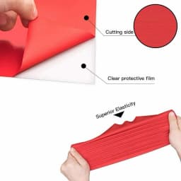 HTVRONT 35pcs 30cm*25cm Multi-color PU Heat Transfer Vinyl Sheets Iron on HTV Vinyl Films for Heat Press T-shirt Printing