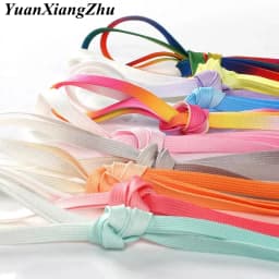1Pair Gradient Shoelaces Rainbow Laces Colorful Flat Shoelace for Sneaker Casual Canvas Shoe laces Shoes Strings 90cm/100cm