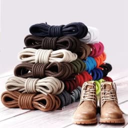 1Pair Round Shoelaces Polyester Solid Classic Boot Shoelace Casual Sports Boots shoes Lace 90cm/120cm/150cm 21 Colors