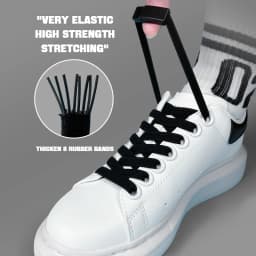 Magnetic Lock Shoelaces without ties Elastic Laces Sneakers No Tie Shoe laces Kids Adult Running Tennis 8mm Width Flat Shoelace