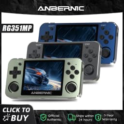 Anbernic RG351MP Portable Game Player Pocket Game Machine 3.5 Inch IPS Screen Support Games External Wifi 64G 2400 Games