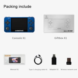 Anbernic RG351MP Portable Game Player Pocket Game Machine 3.5 Inch IPS Screen Support Games External Wifi 64G 2400 Games