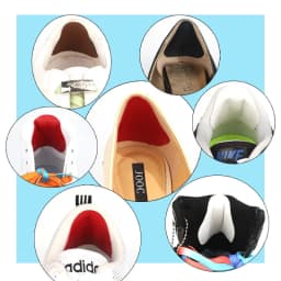 4pcs Invisible Heel Stickers Sport Running Shoe Insoles Heel Liner Grips Protector Patch Adjust Size Protect Heel Foot Care Tool