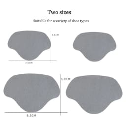 4pcs Invisible Heel Stickers Sport Running Shoe Insoles Heel Liner Grips Protector Patch Adjust Size Protect Heel Foot Care Tool