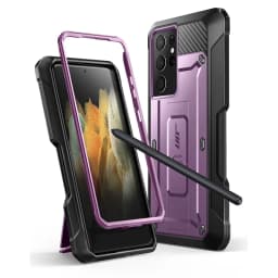 For Samsung Galaxy S21 Ultra 5G Case (2021 Release) SUPCASE UB Pro Full-Body Dual Layer Rugged Holster Kickstand with S Pen Slot