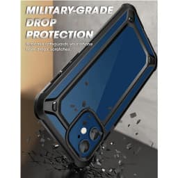 SUPCASE For iPhone 12 Mini Case 5.4 inch (2020 Release) UB EXO Pro Hybrid Clear Bumper Cover WITH Built-in Screen Protector