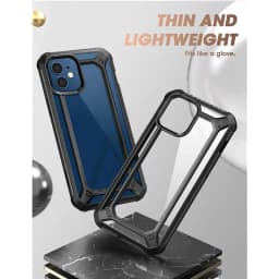 SUPCASE For iPhone 12 Mini Case 5.4 inch (2020 Release) UB EXO Pro Hybrid Clear Bumper Cover WITH Built-in Screen Protector