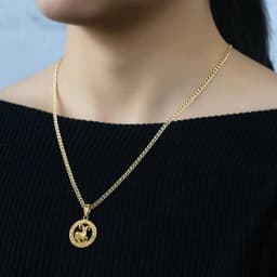 12 Horoscope Zodiac Sign Charm Necklace Gold Color Snake Link Chain 20inch Dropshipping Christmas Gifts GP358