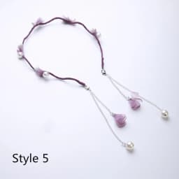 Tassel Earring Hair Hoop Novelty Women Girl Hairbands Sweet Hair Bezel Streamer Pandent Headband Fashion Hair Accessories