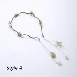 Tassel Earring Hair Hoop Novelty Women Girl Hairbands Sweet Hair Bezel Streamer Pandent Headband Fashion Hair Accessories