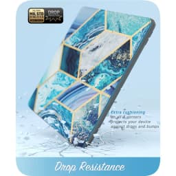 For iPad 10.2 Case (2021/2020/2019) I-Blason Cosmo Full-Body Trifold Stand Case with Pencil Holder Built-in Screen Protector