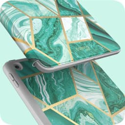 For iPad 10.2 Case (2021/2020/2019) I-Blason Cosmo Full-Body Trifold Stand Case with Pencil Holder Built-in Screen Protector
