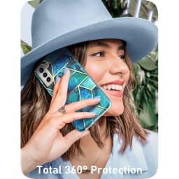For Samsung Galaxy S22 Case 5G (2022 Release) I-BLASON Cosmo Slim Stylish Protective Bumper Case with Built-in Screen Protector