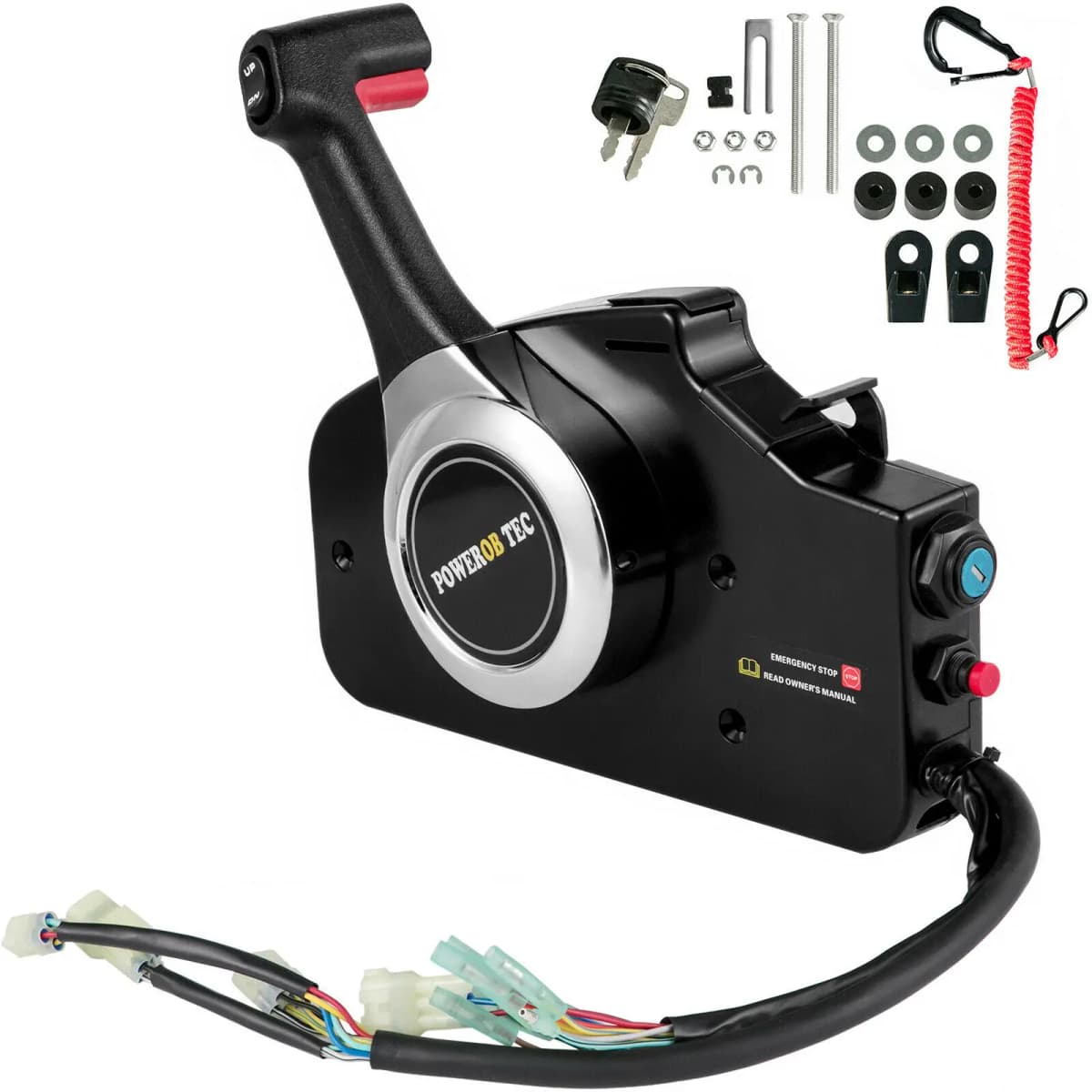 Outboard engine BOX ASSY REMOTE CONTROL (NHK MEC) ,For Honda outboard engine control box 24800-ZZ5-A22 Push to open
