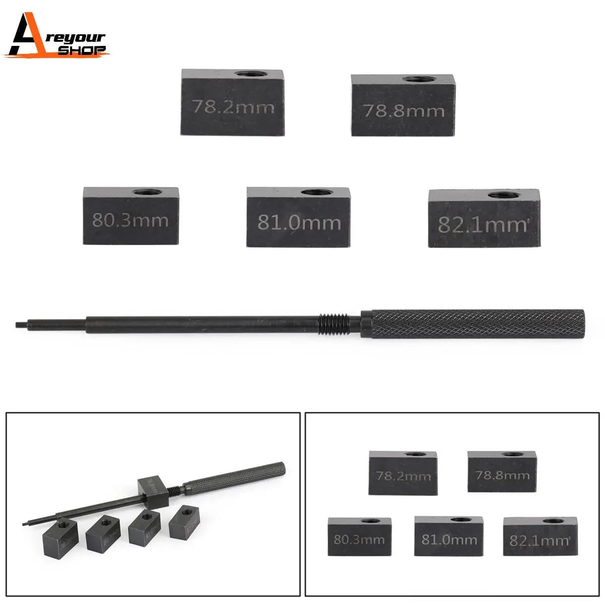Areyourshop Injector Height Gauge Tool Kits for Detroit Diesel Engine Series 50 60 3350 J-42749 J-42665 Car Auto Accessories