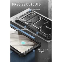 I-BLASON For Google Pixel 8 Case Armorbox Full-Body Rugged Anti-Slip Bumper Case with Built-in Screen Protector & Kickstand