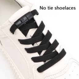 Colorful Press Lock Shoelaces without ties Elastic Laces Sneaker 8MM Widened Flats No Tie Shoe laces Kids Adult Shoelace Shoes