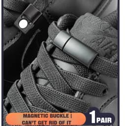 1Pair Magnetic Lock Shoelaces without ties Flat Elastic Laces Sneakers Boots No Tie Shoelace Rubber Bands for Shoes Accessories