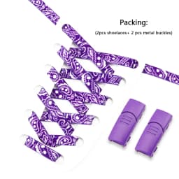 1Pair Magnetic Lock Shoelace Without ties Colorful Flower No tie Shoelaces Kids Adult Elastic Laces Sneakers Shoe Accessories