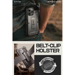 SUPCASE For iPhone 15 Pro Case 6.1" (2023 Release) UB Pro Full-Body Rugged Heavy Duty Rugged Case with Built-in Screen Protector